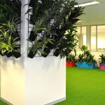 Terra Wall during installation 1.2 square metres of plants