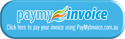 Showing Bill Buddy Pay My Invoice System Logo. It is a blue oval containing white text of "Pay My Invoice".